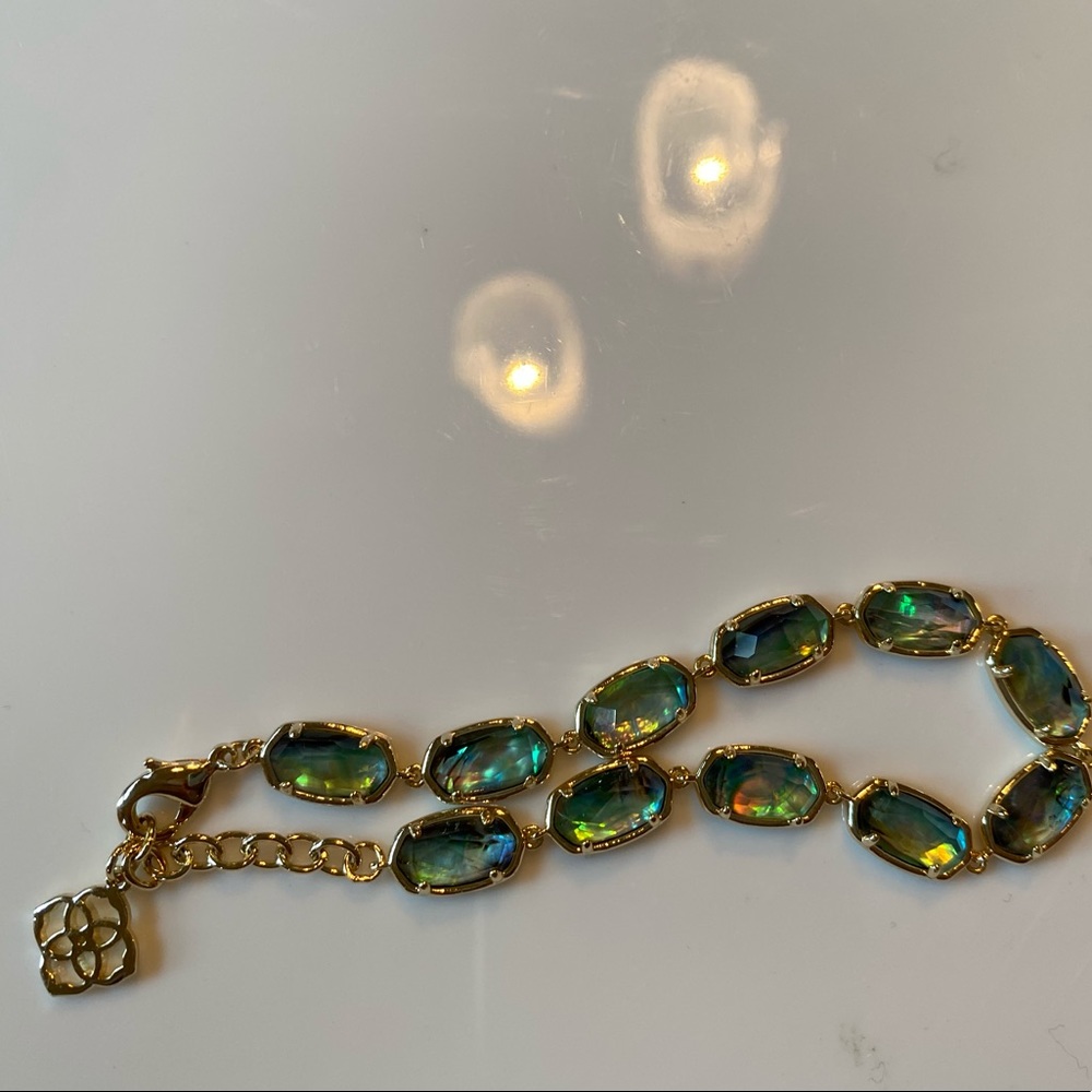Kendra Scott Abalone and Gold Grayson Bracelet